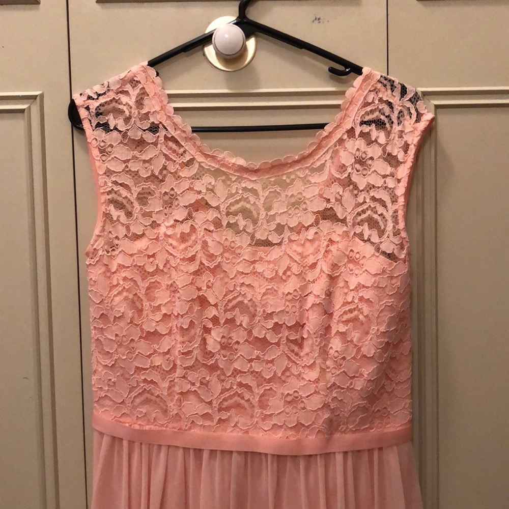 Bellini David’s Bridal Short Bridesmaid Dress